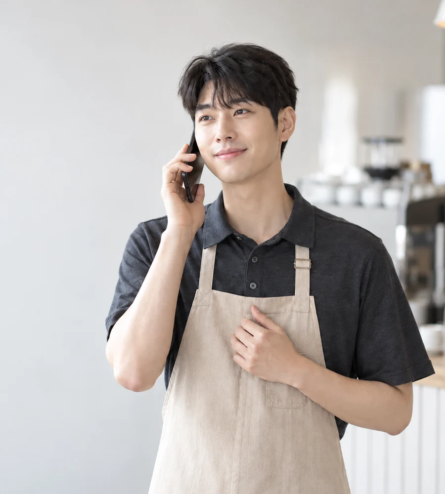 양산 개인돈 일수 상담을 휴대전화로 안내받는 고객