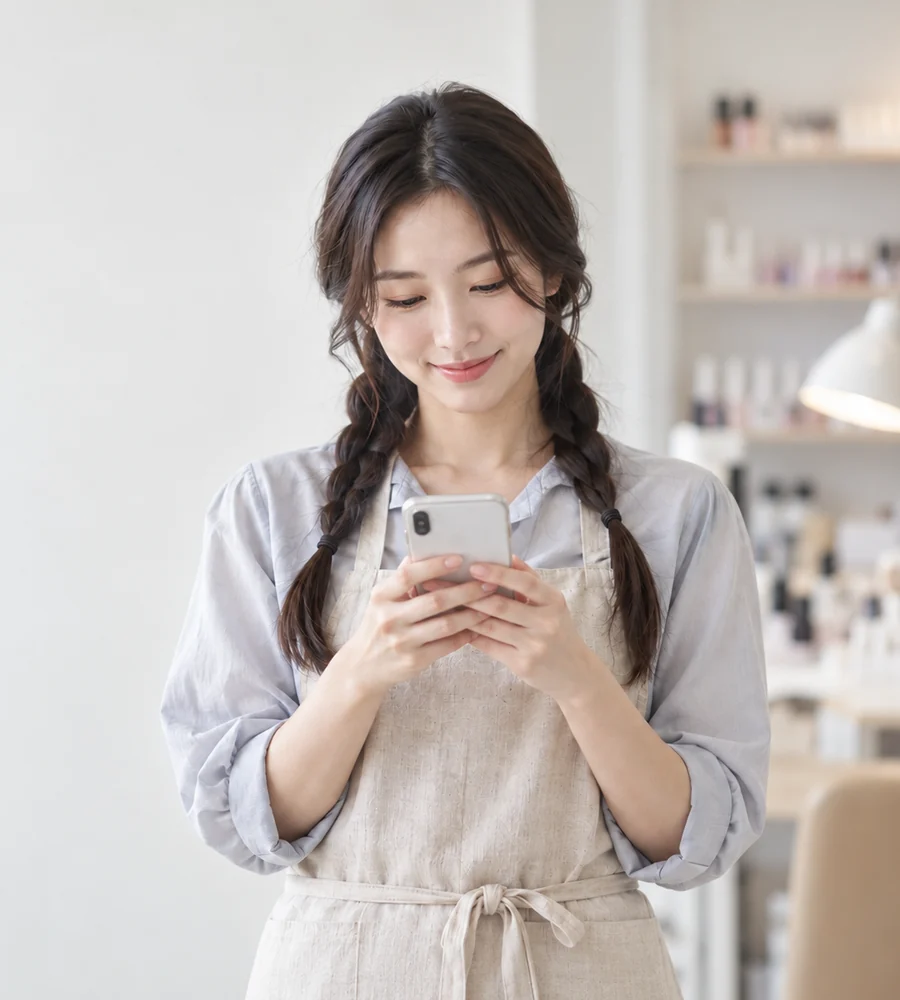 양산 개인돈 일수 상담을 휴대전화로 안내받는 고객